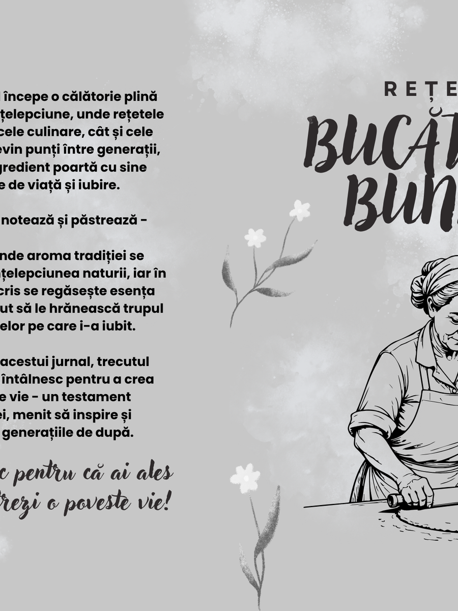 Rețete din bucătăria bunicii (tipărit / digital)